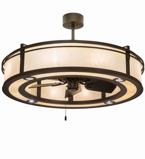 12 Light Chandel-Air decorative fandeliers with lights