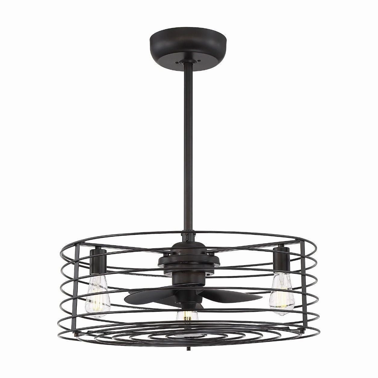 14" 3-Light Fan D'Lier