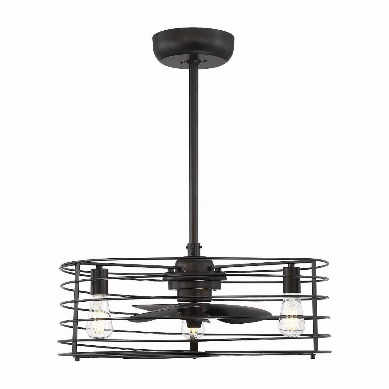 14" 3-Light Fan D'Lier