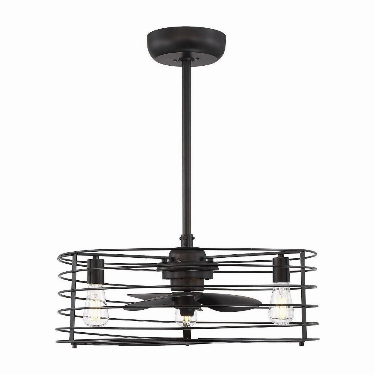 14" 3-Light Fan D'Lier