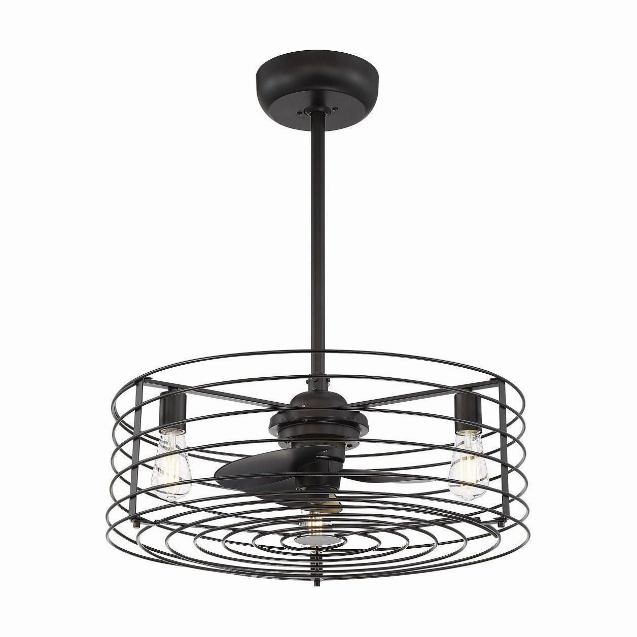 14" 3-Light Fan D'Lier