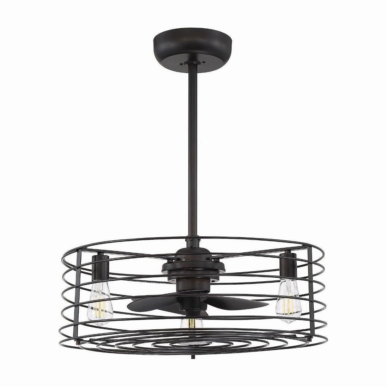 14" 3-Light Fan D'Lier