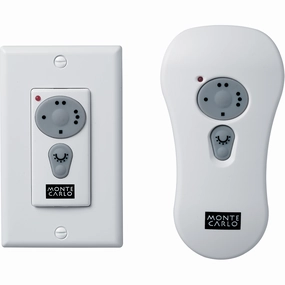 3-Speed with Dimmer Wall / Hand-Held Battery Operated Remote Transmitter Accessory ceiling fan control kits with remote