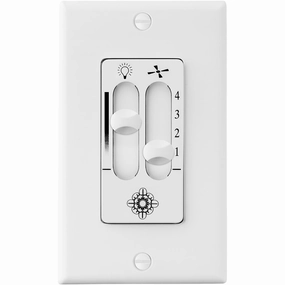 4-Speed with Dimmer 3 - Wire Wall Control ceiling fan control kits with remote
