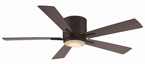 52``Ceiling Fan Black space-saving huggers with modern style