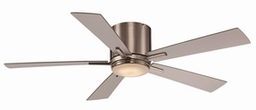 52``Ceiling Fan Brushed Nickel space-saving huggers with modern style