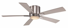 52``Ceiling Fan Polished Chrome space-saving huggers with modern style