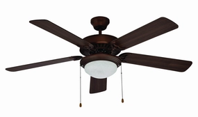 52``Ceiling Fan Rubbed Oil Bronze oscillating medium fans with strong airflow
