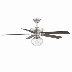 52" 1-Light Ceiling Fan efficient ceiling fans for home cooling