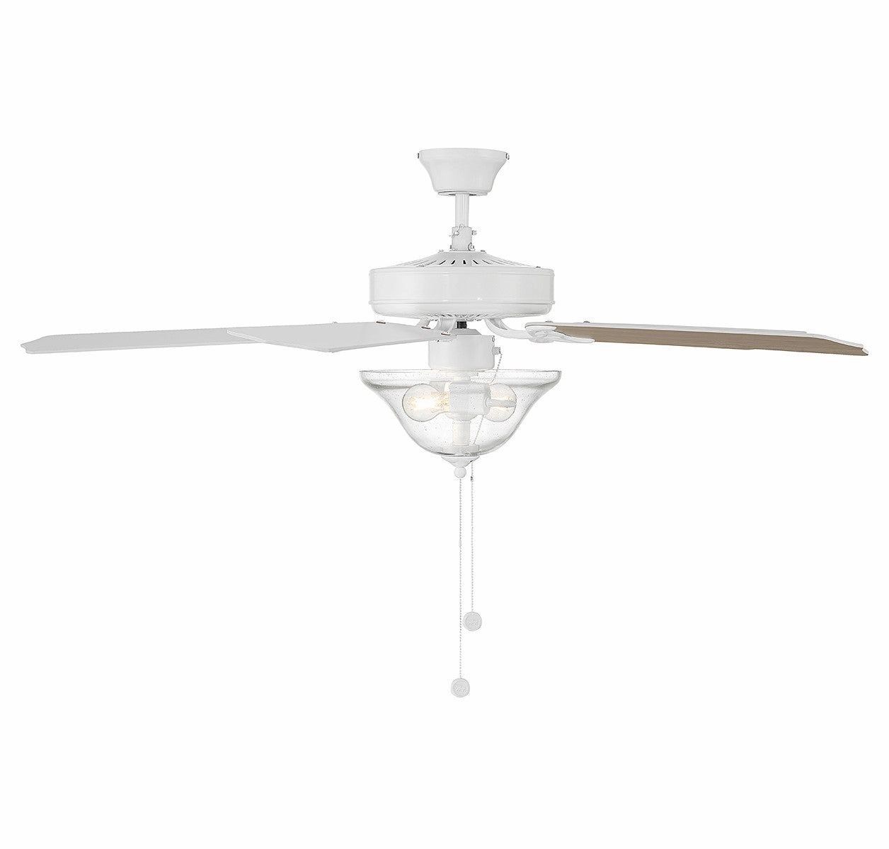 52" Ceiling Fan Bisque White