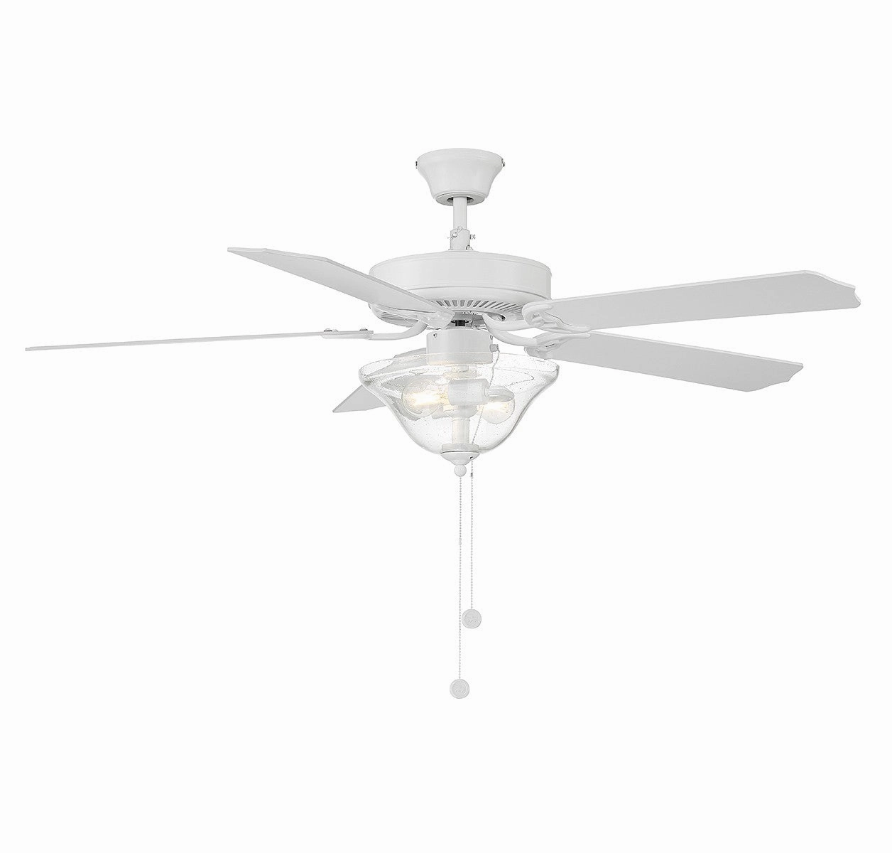 52" Ceiling Fan Bisque White medium electric fans for multi-room use