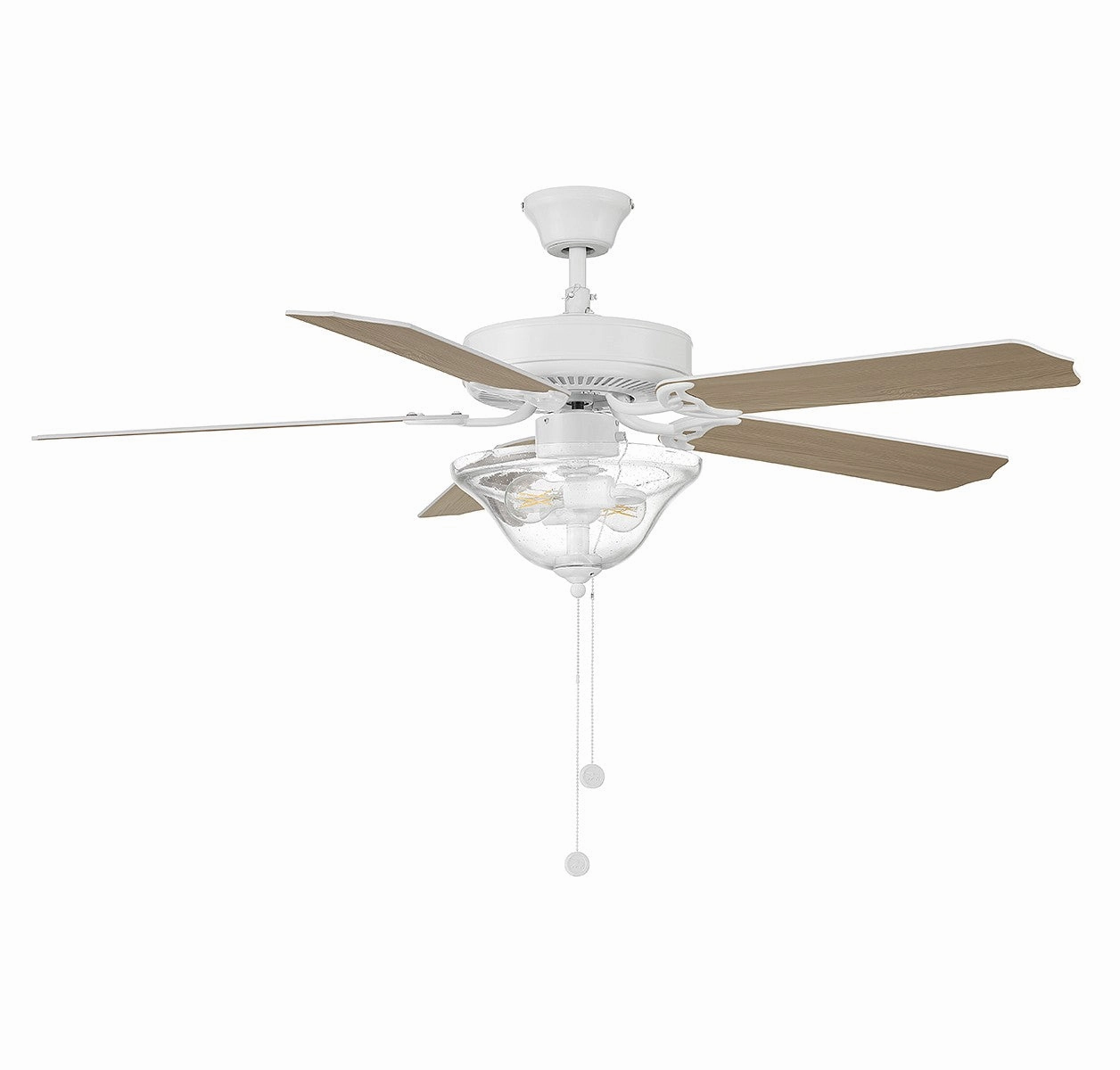52" Ceiling Fan Bisque White