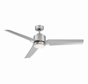 52"Ceiling Fan Brushed Nickel portable medium fans with handle design
