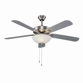 52"Ceiling Fan Brushed Nickel portable medium fans with handle design