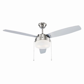 52"Ceiling Fan Brushed Nickel versatile medium fans for any space