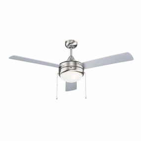 52"Ceiling Fan Brushed Nickel portable medium fans with handle design