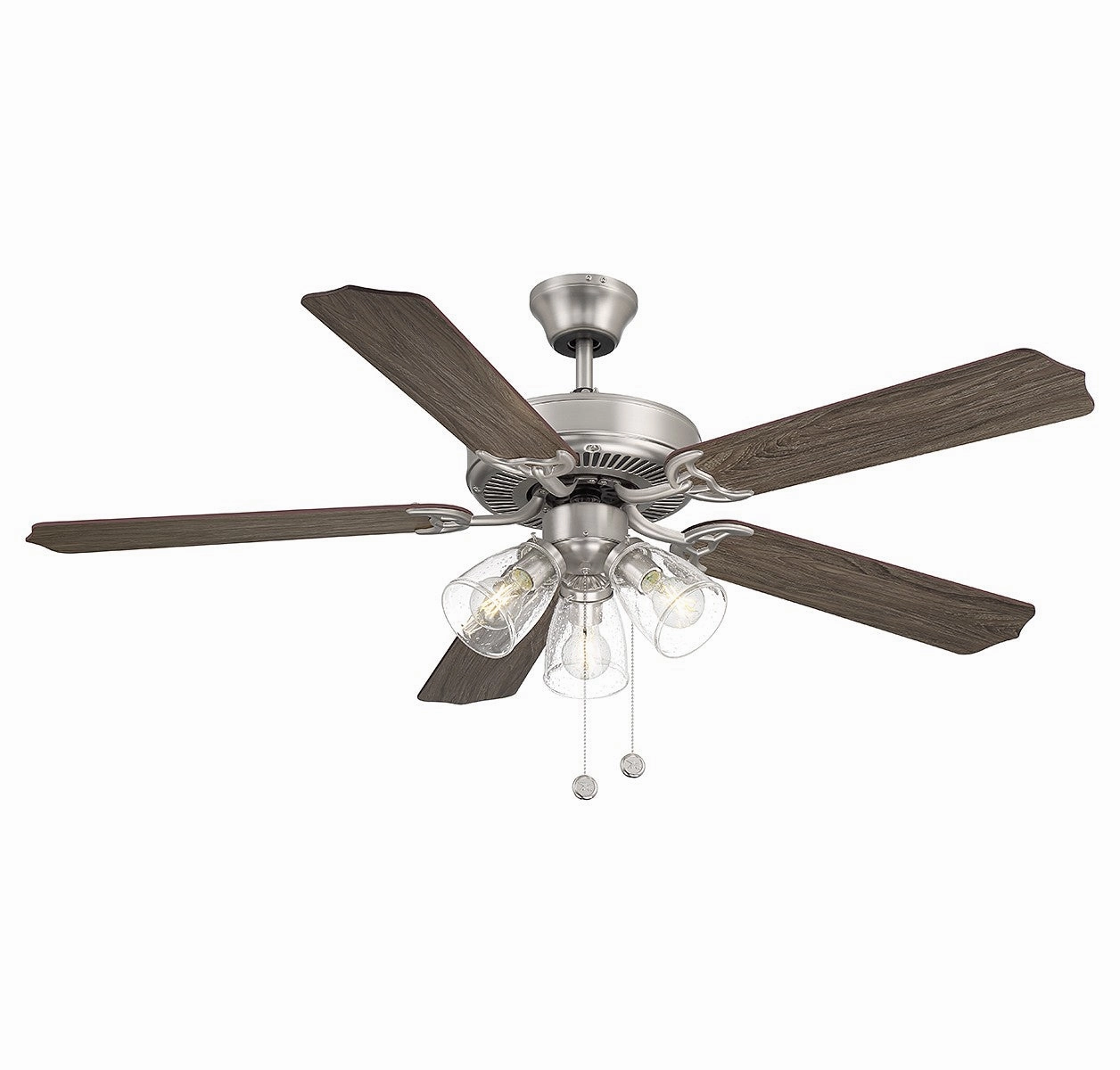 52" Ceiling Fan Brushed Nickel