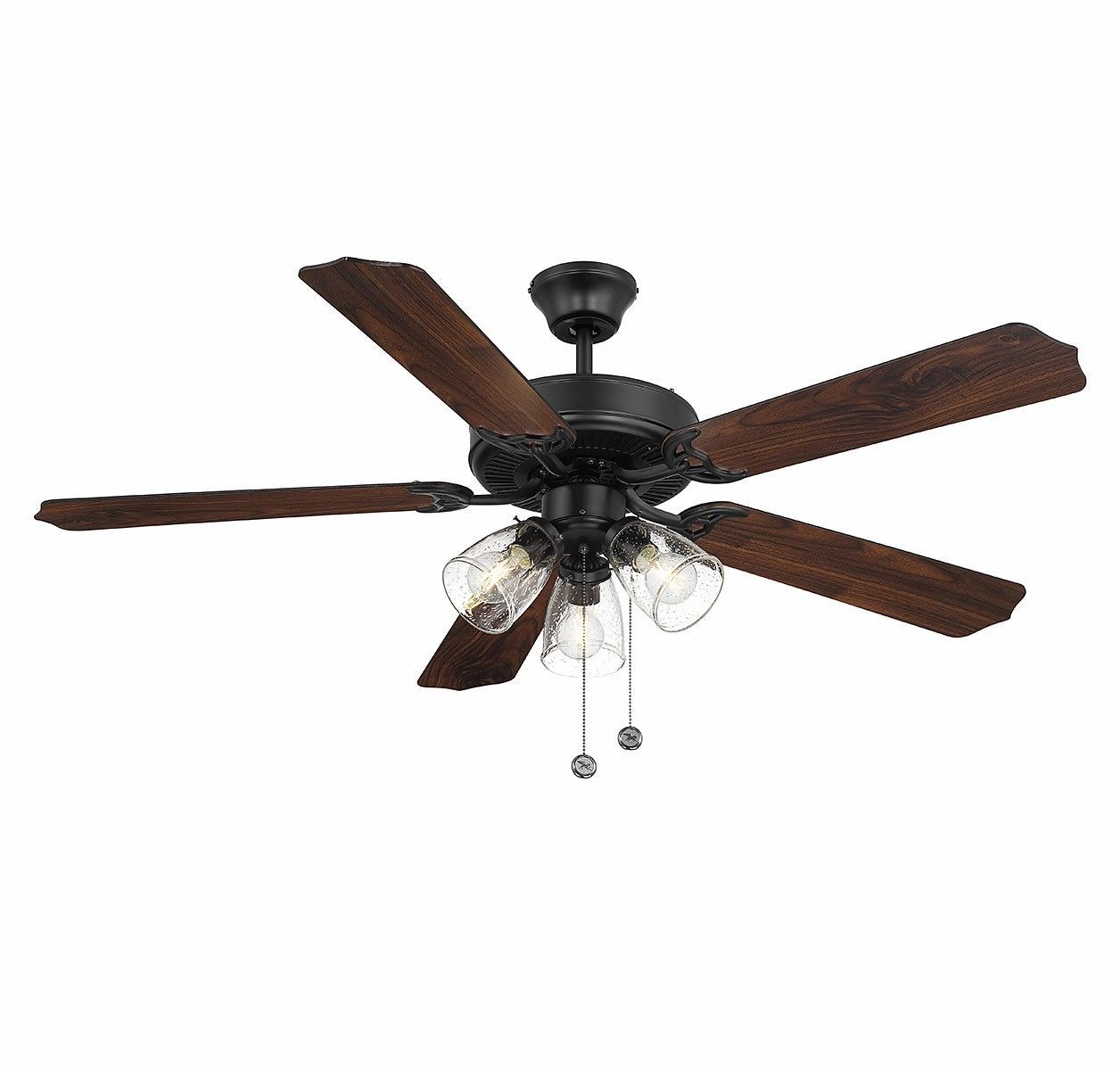 52" Ceiling Fan Matte Black
