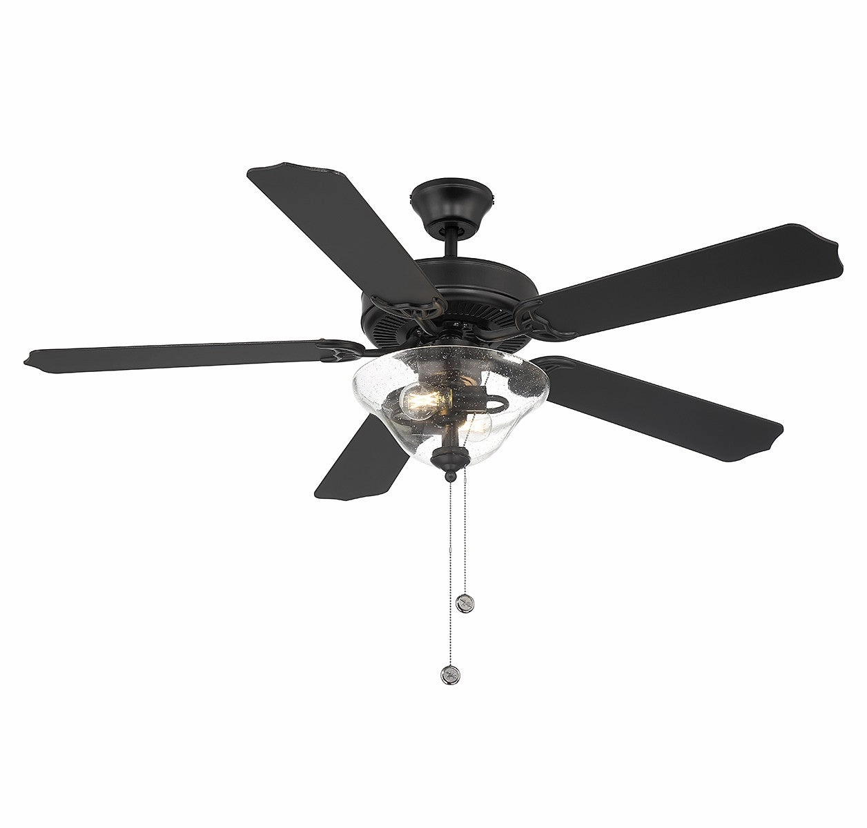 52" Ceiling Fan Matte Black