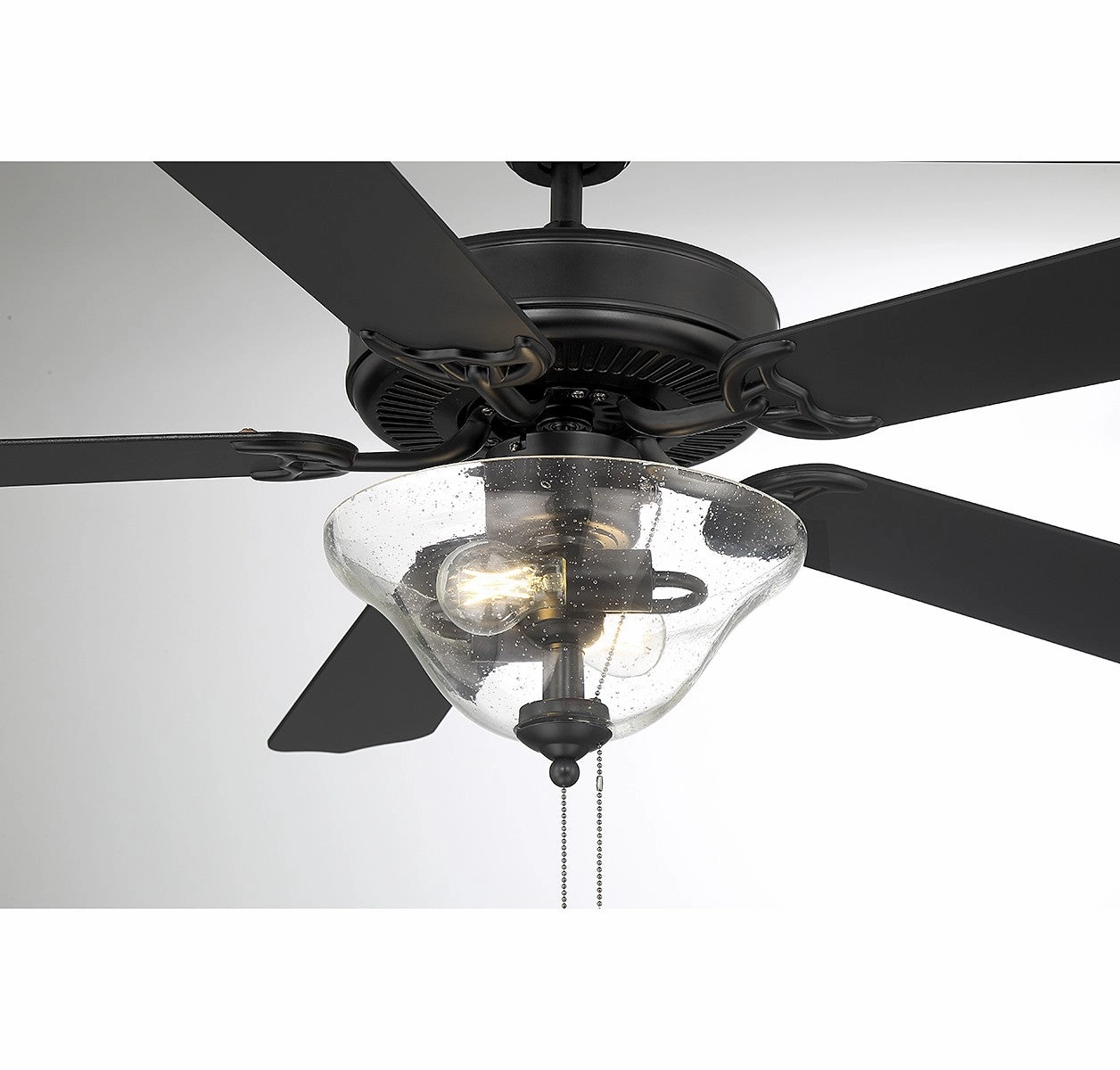 52" Ceiling Fan Matte Black