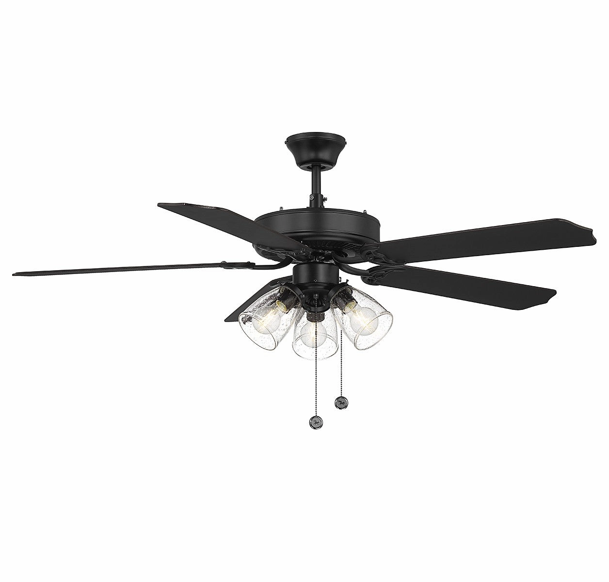 52" Ceiling Fan Matte Black