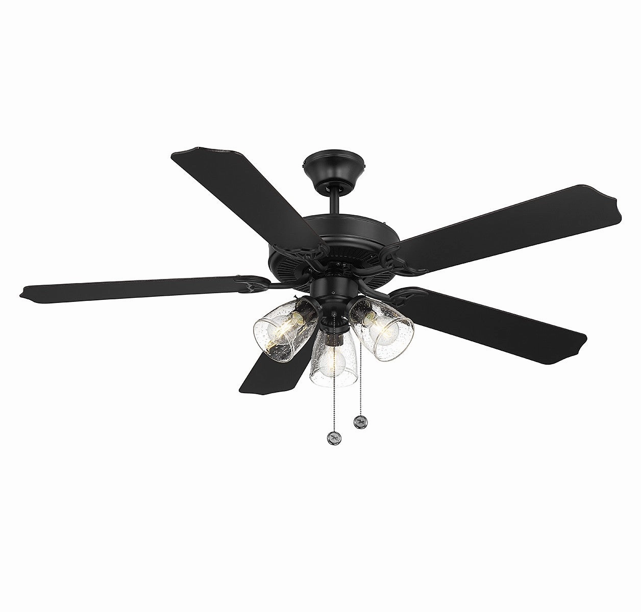 52" Ceiling Fan Matte Black