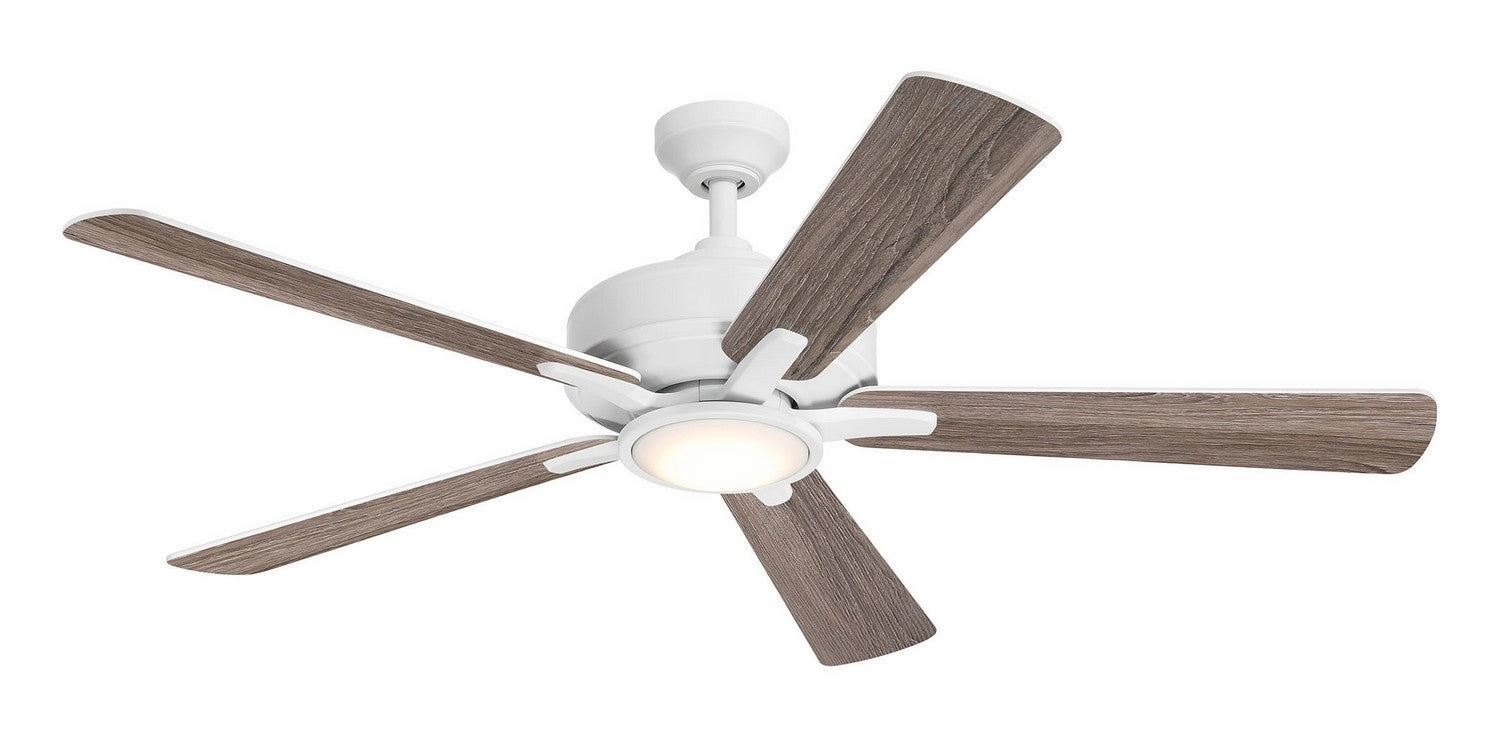 52"Ceiling Fan Matte White