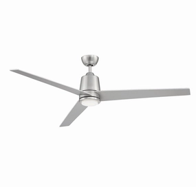 56"Ceiling Fan Brushed Nickel oscillating medium fans with strong airflow