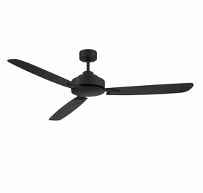 58"Ceiling Fan Matte Black affordable medium fans for summer