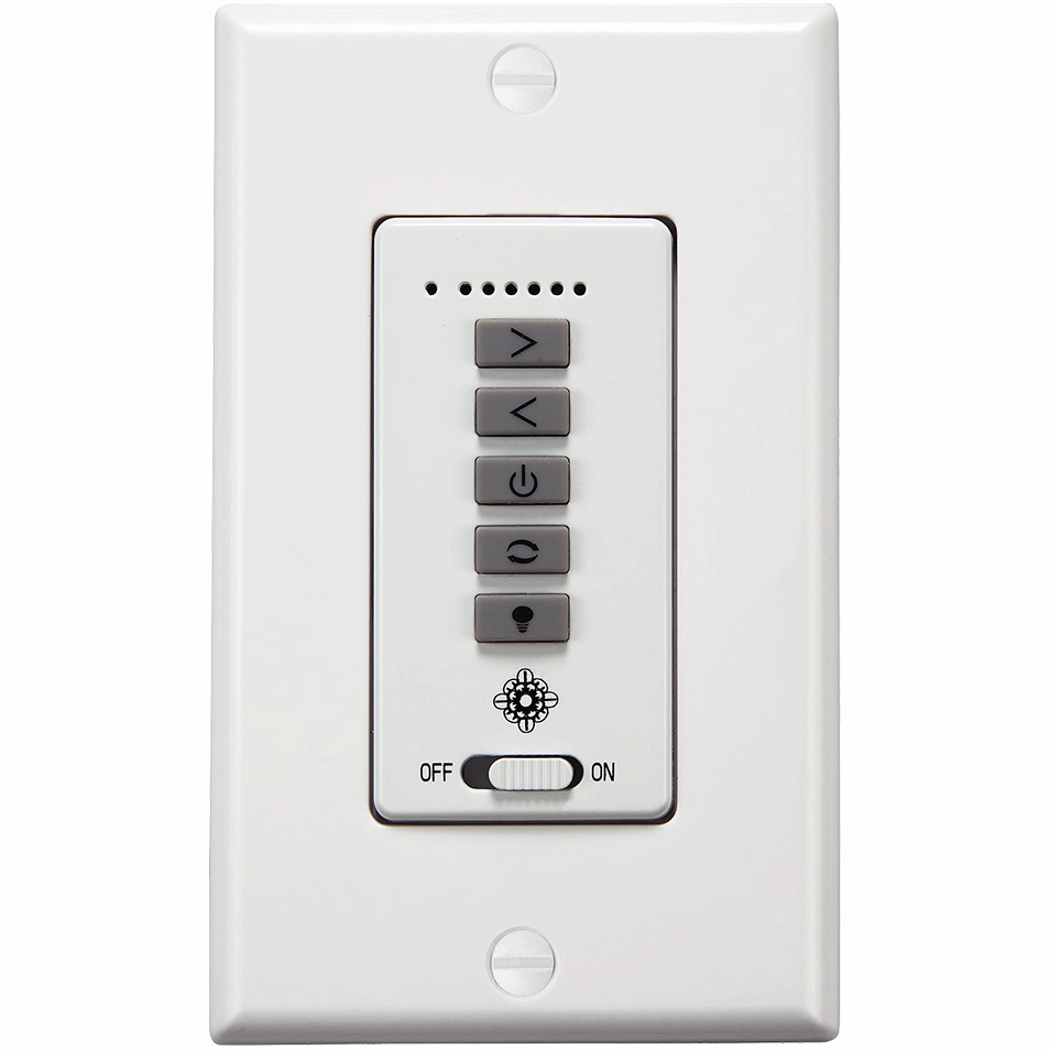 6-Speed with Dimmer and Reverse Hardwire Wall Control ceiling fan control kits with remote