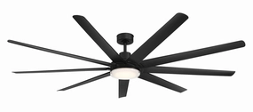 80"Ceiling Fan Matte Black large electric fans for spacious rooms
