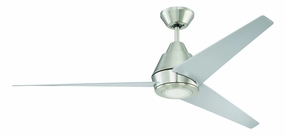 Acadian 56"Ceiling Fan Brushed Polished Nickel compact medium fans for desks and counters