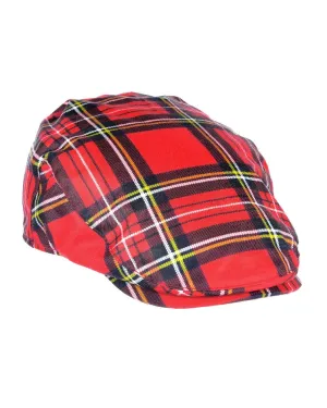 Accessories Heather Hats Heather Charles Tartan Wax Flat Cap Clearance
