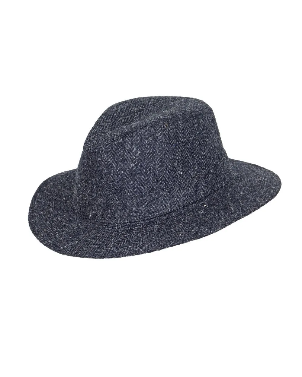 Accessories Heather Hats Heather Denholm Harris Tweed Fedora
