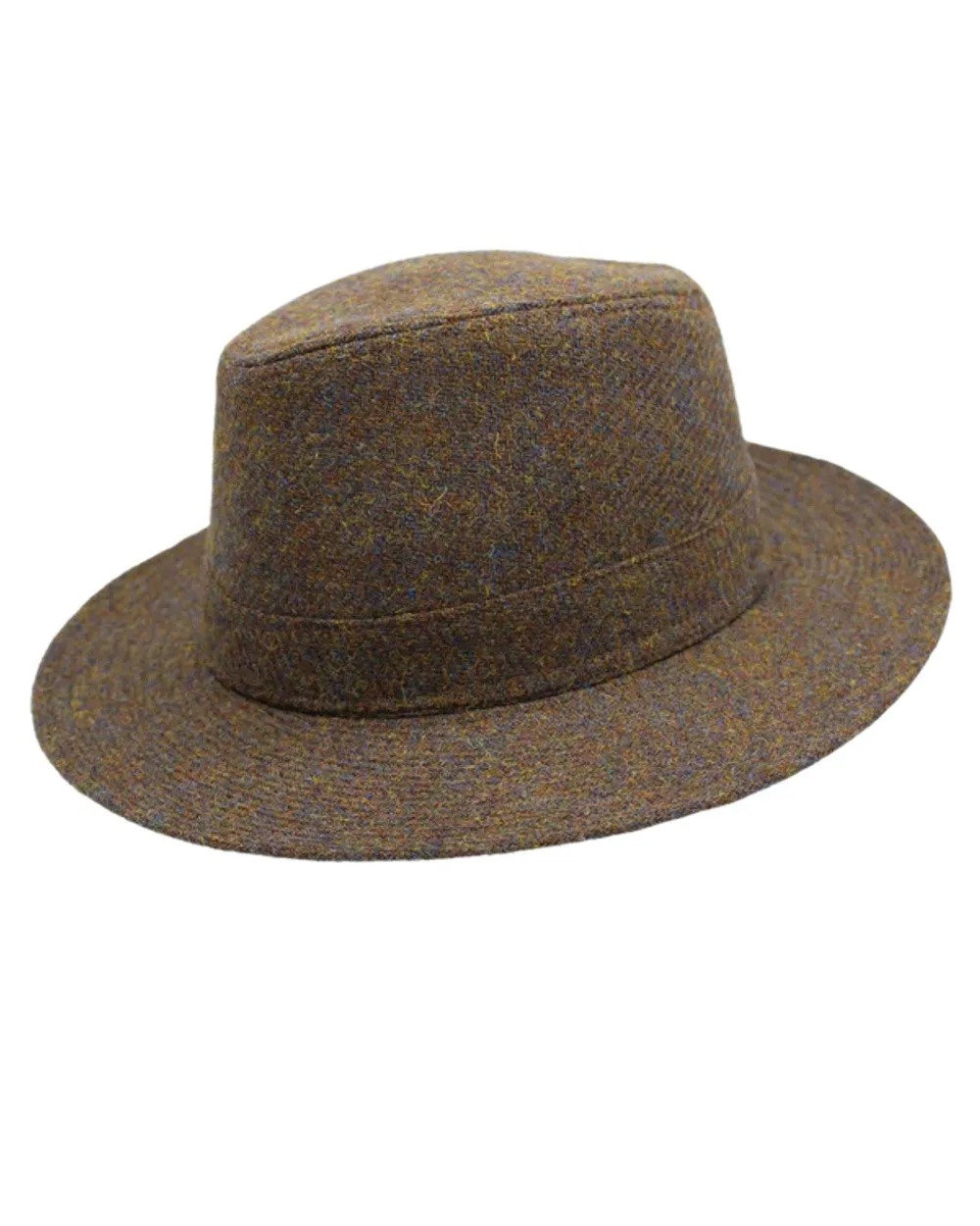 Accessories Heather Hats Heather Denholm Harris Tweed Fedora
