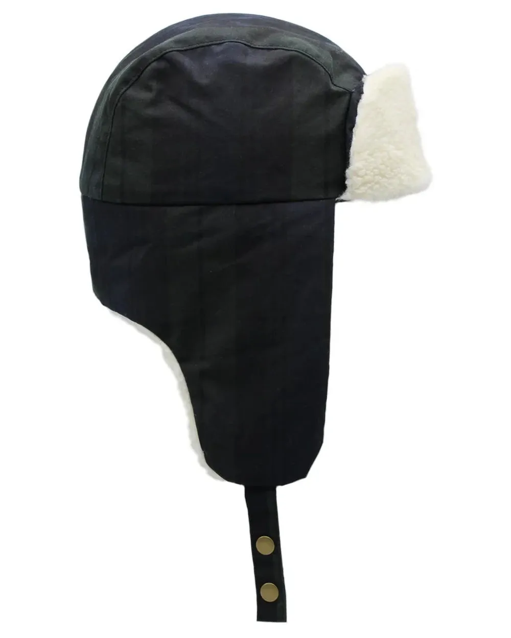 Accessories Heather Hats Heather Fraser Tartan Wax And Borg Trapper Hat
