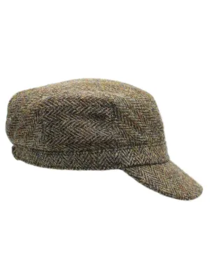 Accessories Heather Hats Heather Rhona Harris Tweed Cadet Cap