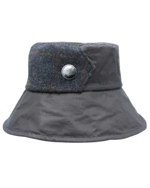 Accessories Heather Hats Heather Womens Ellen Wax Harris Tweed Hat