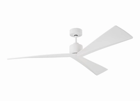 Adler 60"Ceiling Fan Matte White modern medium fans for everyday cooling