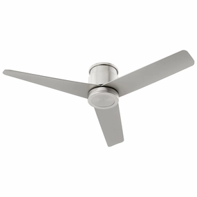 Adora 52"Ceiling Fan Satin Nickel space-saving huggers with modern style