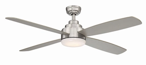 Aeris 52"Ceiling Fan Stainless Steel versatile medium fans for any space