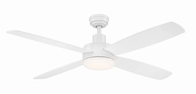 Aeris Job Fan 52"Ceiling Fan Matte White portable medium fans with handle design