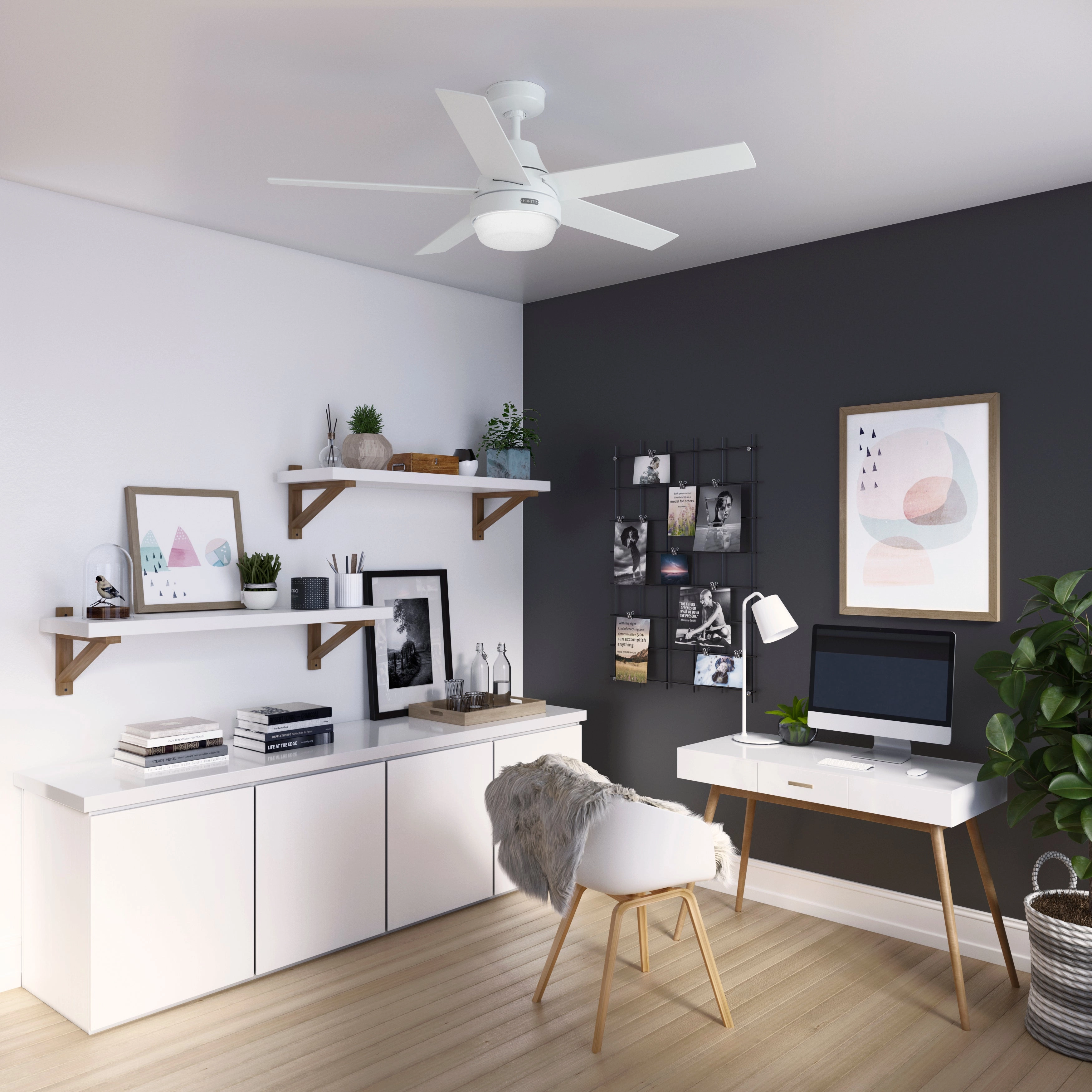 Aerodyne 52"Ceiling Fan Fresh White