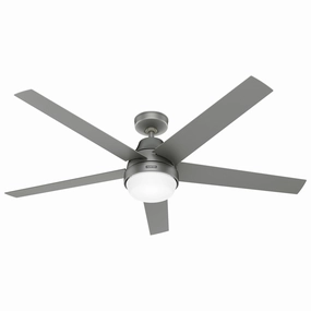 Aerodyne 60"Ceiling Fan Matte Silver home cooling fans in medium size