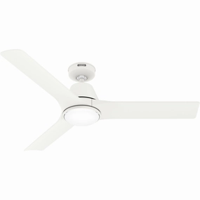 Aeronaut 52"Ceiling Fan Matte White oscillating medium fans with strong airflow