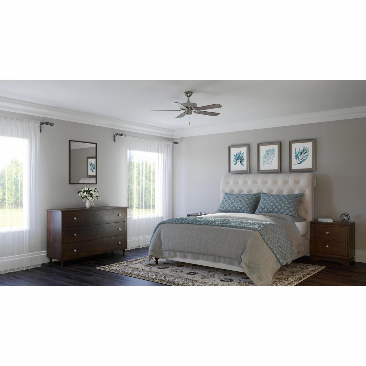 Airpro 42"Ceiling Fan Brushed Nickel