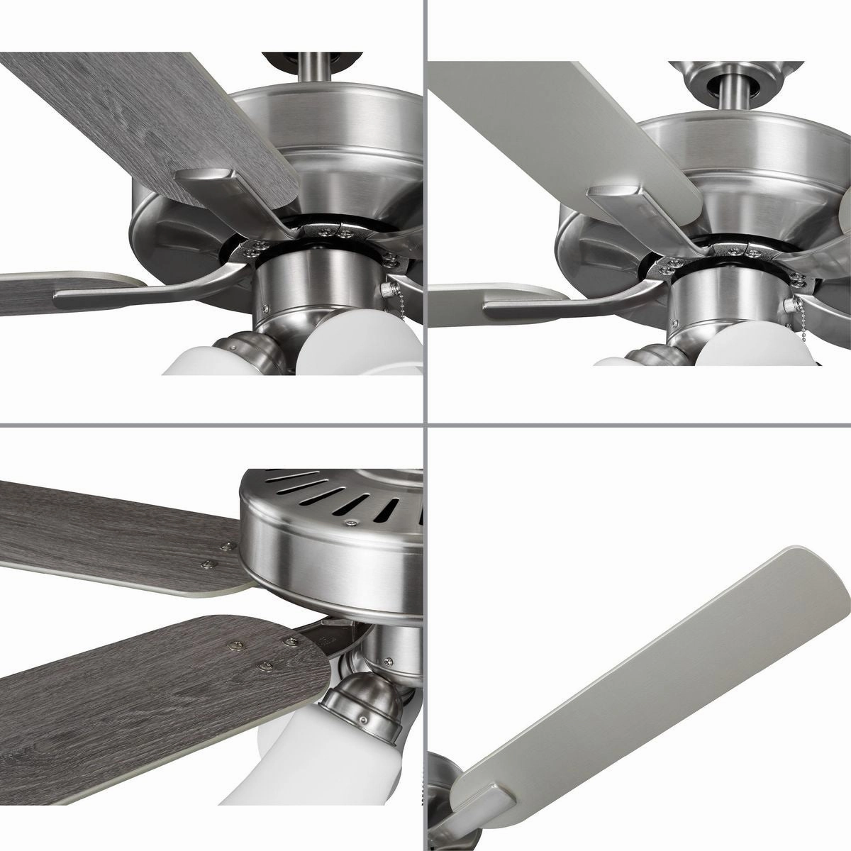 AirPro 52"Ceiling Fan Brushed Nickel