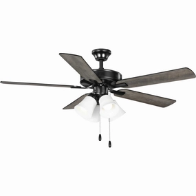 AirPro 52"Ceiling Fan Matte Black versatile medium fans for any space