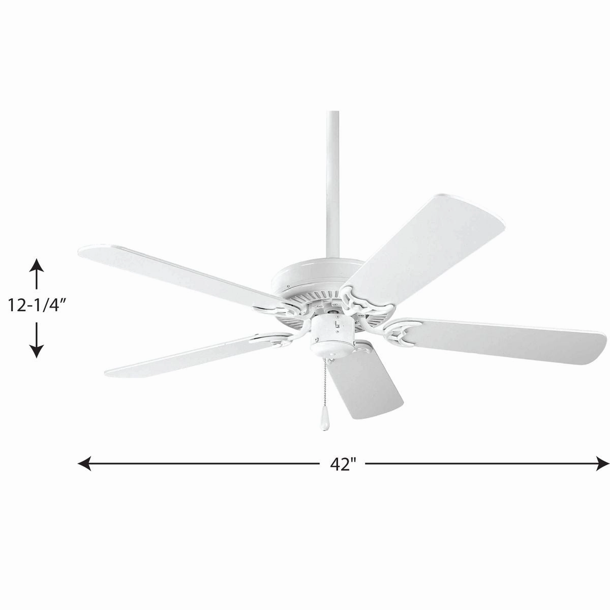 Airpro Builder 42"Ceiling Fan White