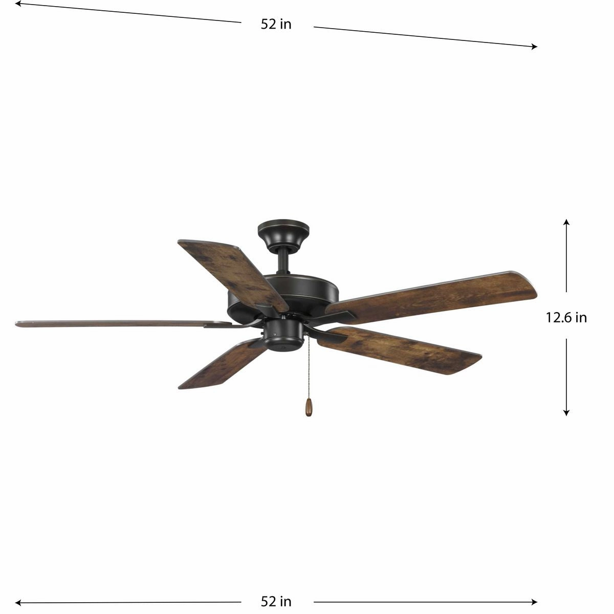 Airpro Builder Fan 52"Ceiling Fan Antique Bronze